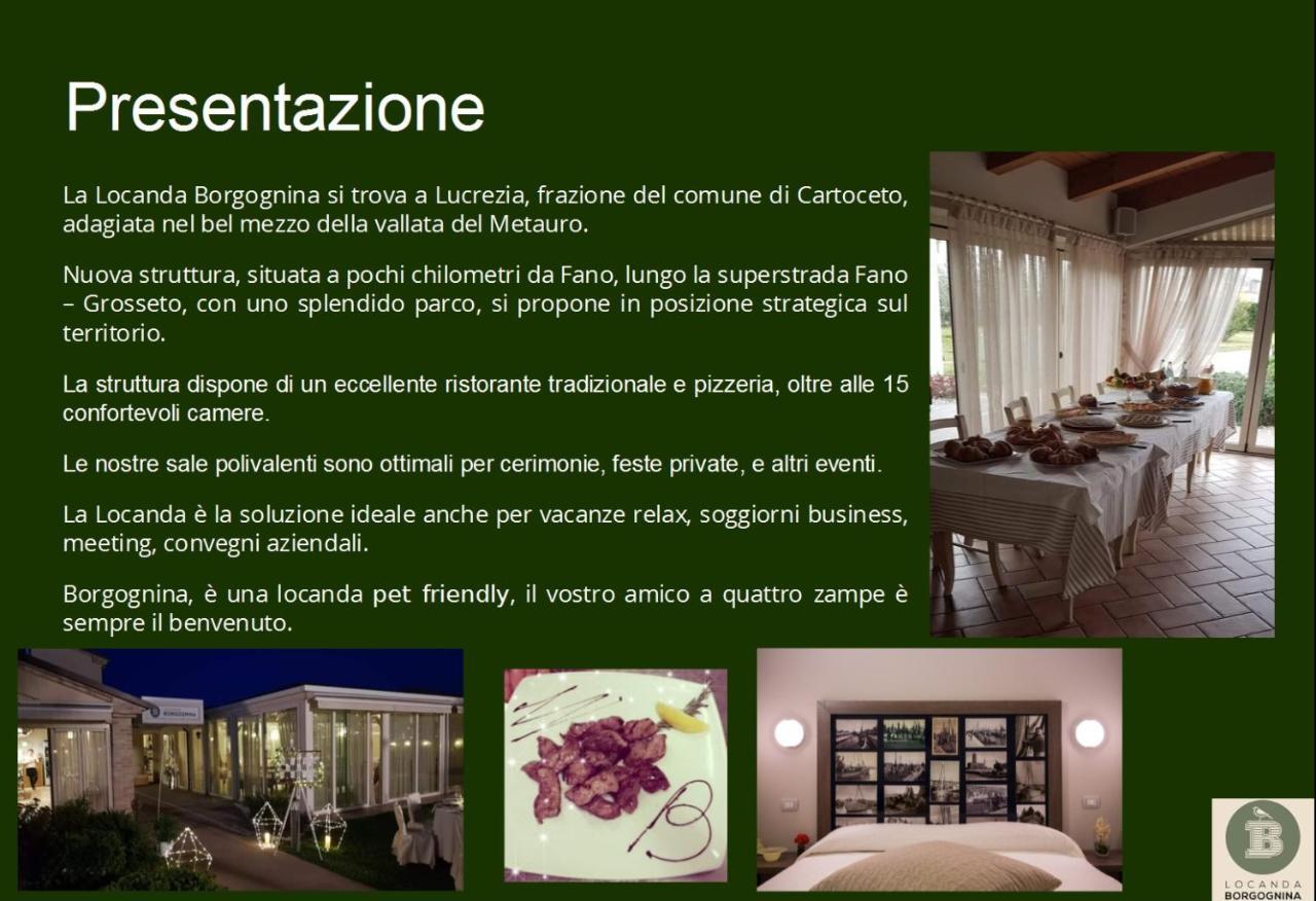 Locanda Borgognina Lucrezia Exteriér fotografie
